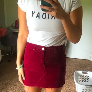 Maroon Skirt (Size Med)